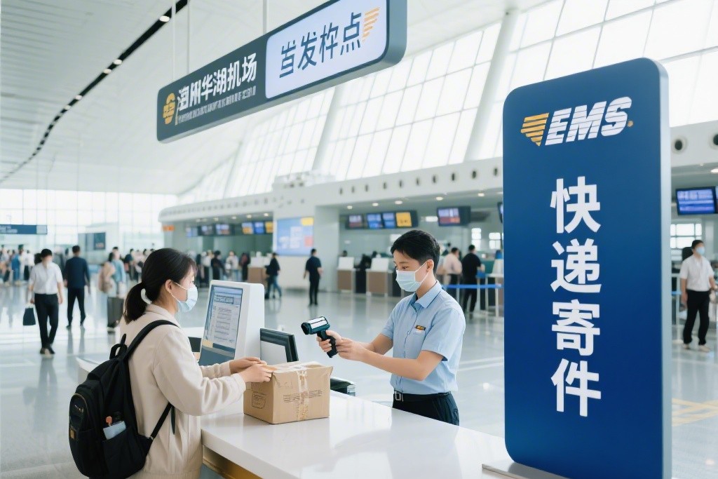 湖北花湖机场寄快件的地方在哪里