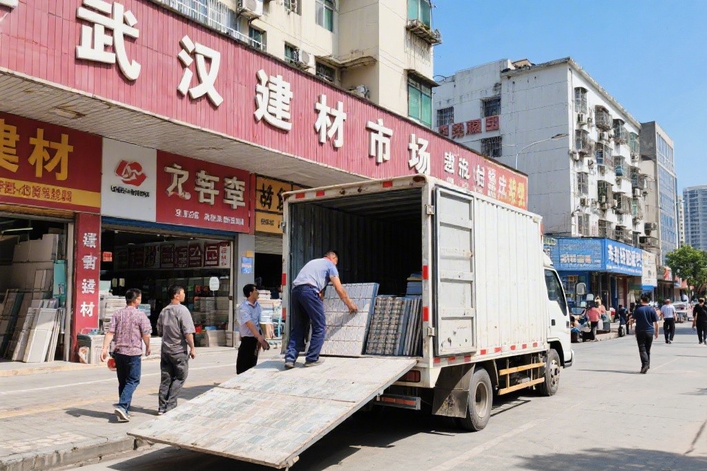 武汉建材运输带尾板大小货车出租临时租用