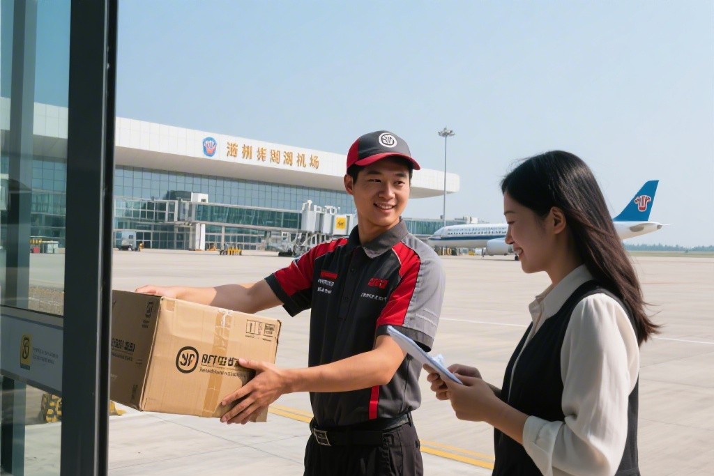 湖北花湖机场寄快件有没有上门取件服务